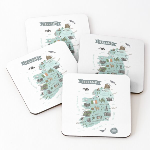 Item preview, Map of Ireland designed and sold by Those Pencil Shavings.