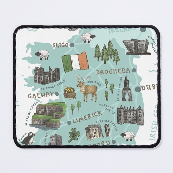 Item preview, Map of Ireland designed and sold by Those Pencil Shavings.