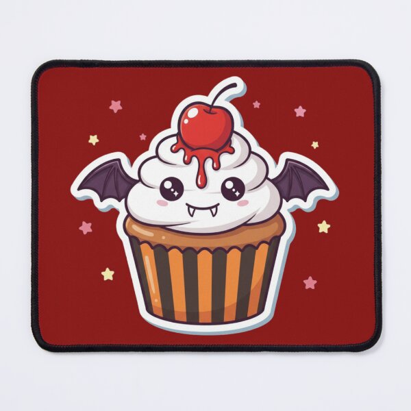 Item preview, Cute Vampire Cupcake with Bat Wings designed and sold by PrintBreeze.