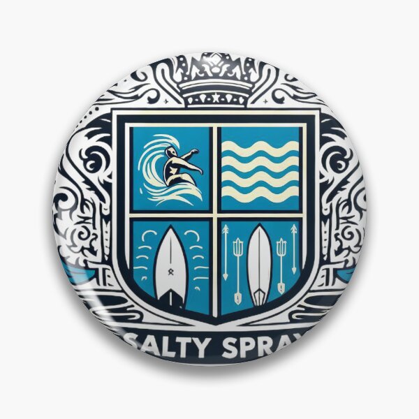 Item preview, Blue Shield of Surf designed and sold by SaltySpraySurf.