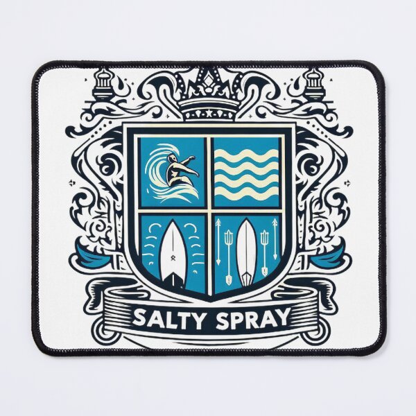 Item preview, Blue Shield of Surf designed and sold by SaltySpraySurf.