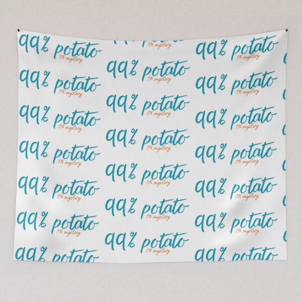 Item preview, 99% potato 1% mystery – funny quote designed and sold by CleanDecor.