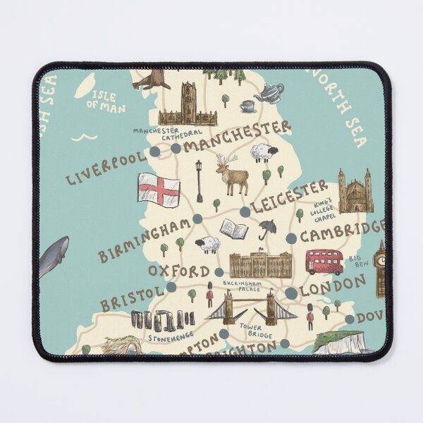 Item preview, Map of England designed and sold by Those Pencil Shavings.
