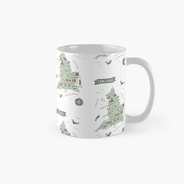 Item preview, Map of England designed and sold by Those Pencil Shavings.