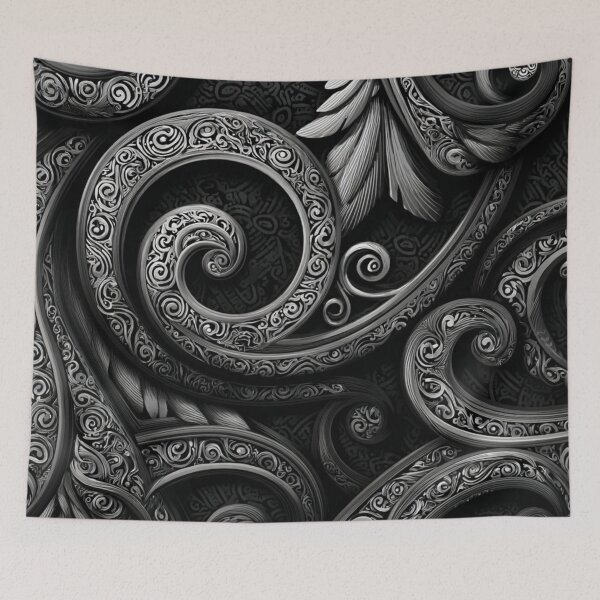 Artikelvorschau, Neuseeland Māori Paua Muster Koru Design 496 entworfen und verkauft von GrinGalore.