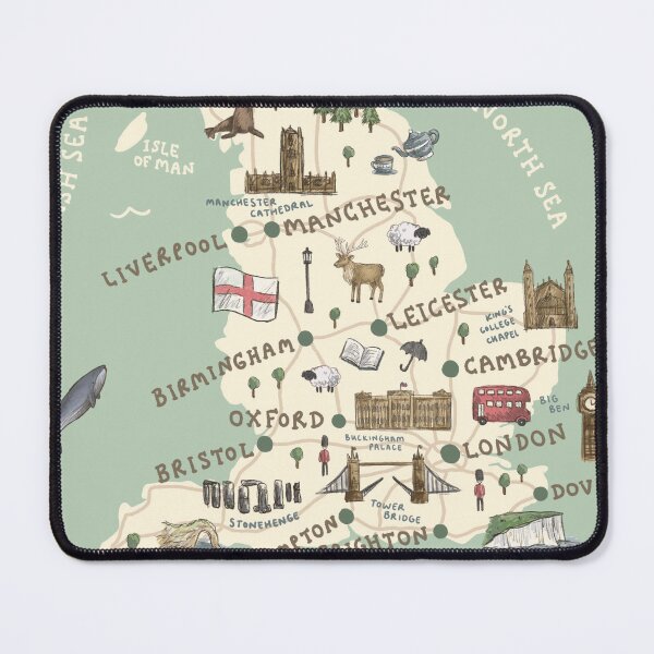 Item preview, Map of England designed and sold by Those Pencil Shavings.