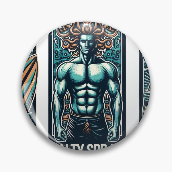 Item preview, Salty Medusa in Blue designed and sold by SaltySpraySurf.