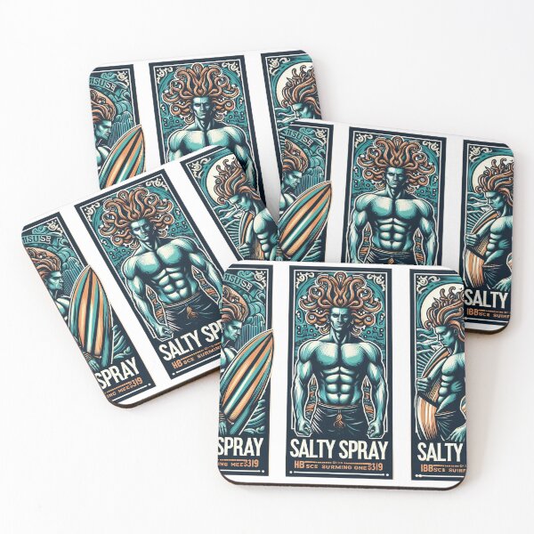 Item preview, Salty Medusa in Blue designed and sold by SaltySpraySurf.