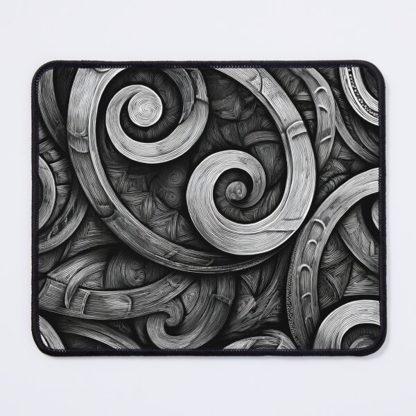 Item preview, New Zealand Māori Paua Pattern Koru Design 497 designed and sold by GrinGalore.