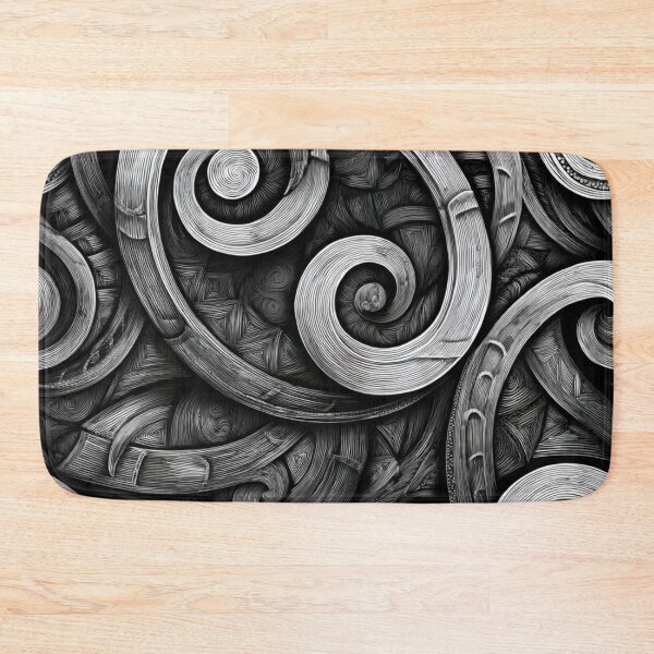 Item preview, New Zealand Māori Paua Pattern Koru Design 497 designed and sold by GrinGalore.