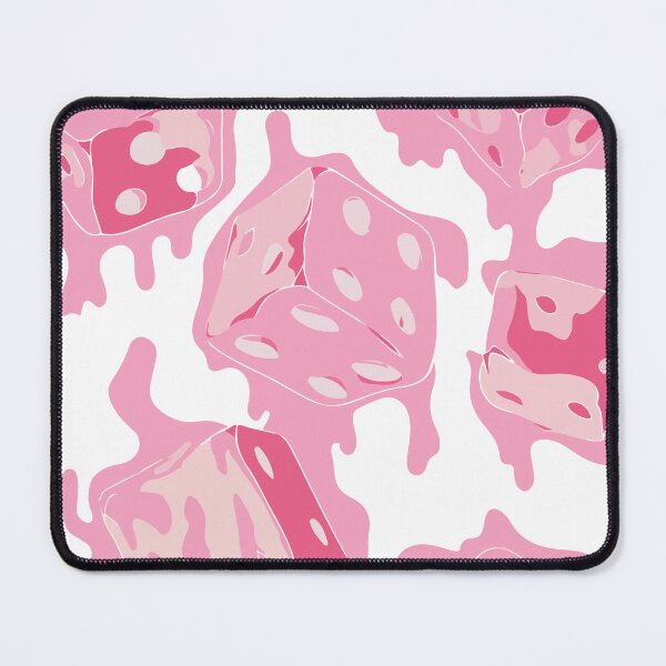 Item preview, Melting Pink Dice – Surreal Retro Pop Art Design designed and sold by Moss and Moon Studio.