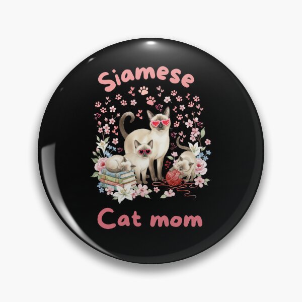 Item preview, Siamese cat mom designed and sold by Fateh-Kro ⭐⭐⭐⭐⭐.