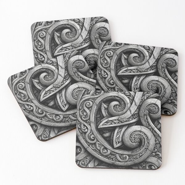 Item preview, New Zealand Māori Paua Pattern Koru Design 498 designed and sold by GrinGalore.