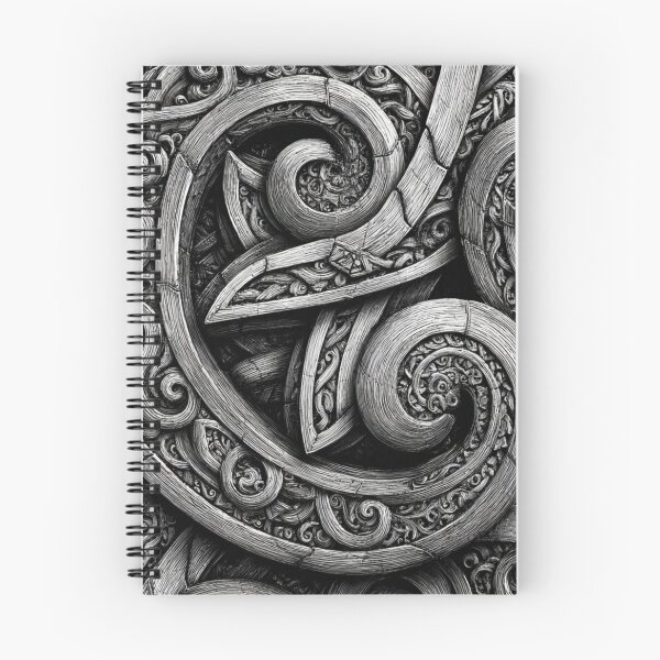 Item preview, New Zealand Māori Paua Pattern Koru Design 498 designed and sold by GrinGalore.