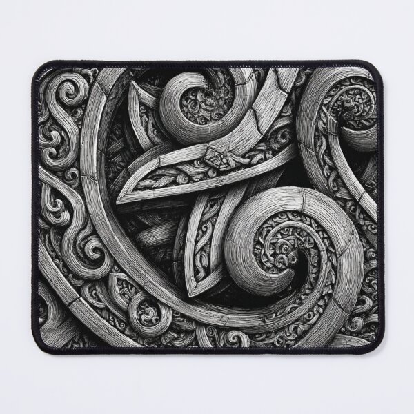 Item preview, New Zealand Māori Paua Pattern Koru Design 498 designed and sold by GrinGalore.