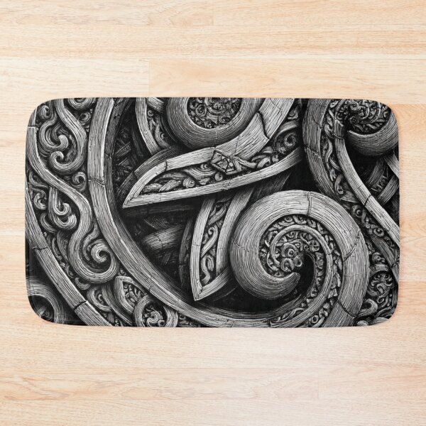 Item preview, New Zealand Māori Paua Pattern Koru Design 498 designed and sold by GrinGalore.