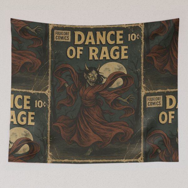 Item preview, Japanese Hannya Art: Dance of rage designed and sold by bapupa.