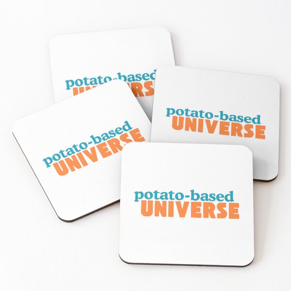 Item preview, Potato based universe – funny cosmic quote designed and sold by CleanDecor.