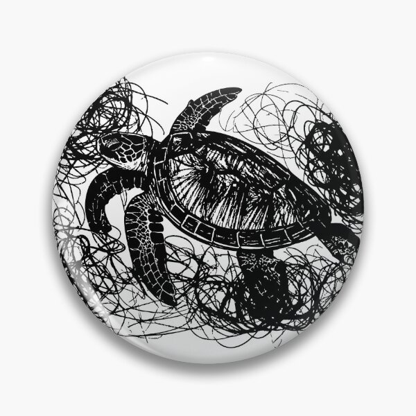 Item preview, Sea Turtle Trapped in Ocean Debris designed and sold by Artprintmaking.