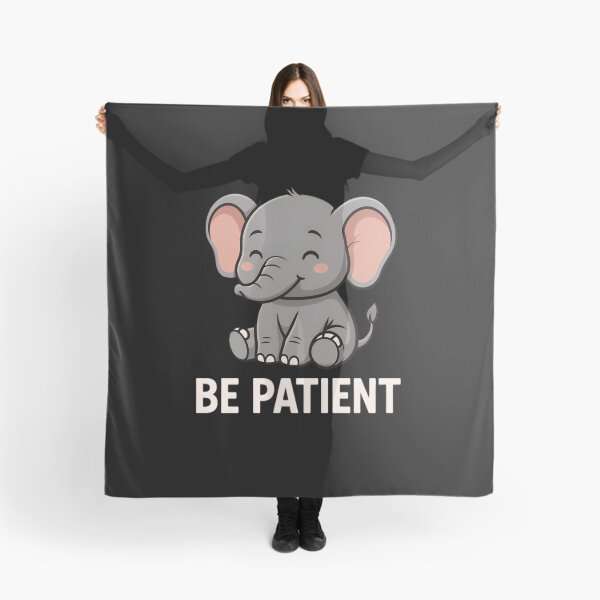 Item preview, Be Patient Cute Baby Elephant designed and sold by Amr Siam.