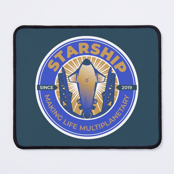 Item preview, SpaceX Starship. Making Life Multiplanetary. Commemorative Badge designed and sold by BGALAXY.
