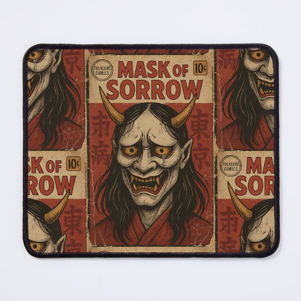 Item preview, Japanese Hannya Art: Mask of sorrow designed and sold by bapupa.