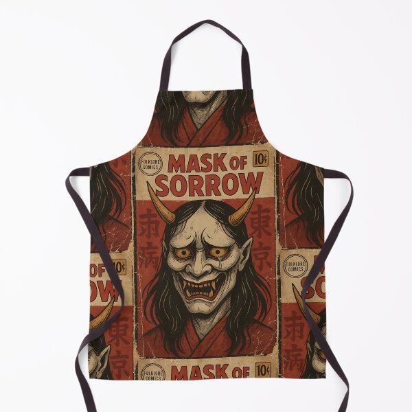 Item preview, Japanese Hannya Art: Mask of sorrow designed and sold by bapupa.