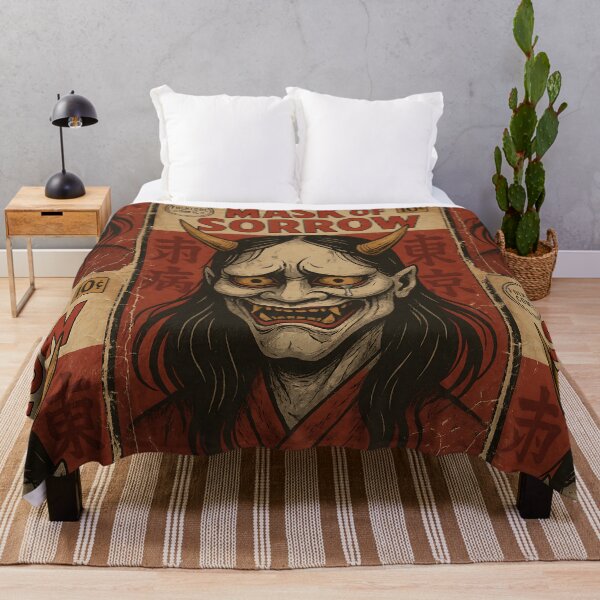 Item preview, Japanese Hannya Art: Mask of sorrow designed and sold by bapupa.