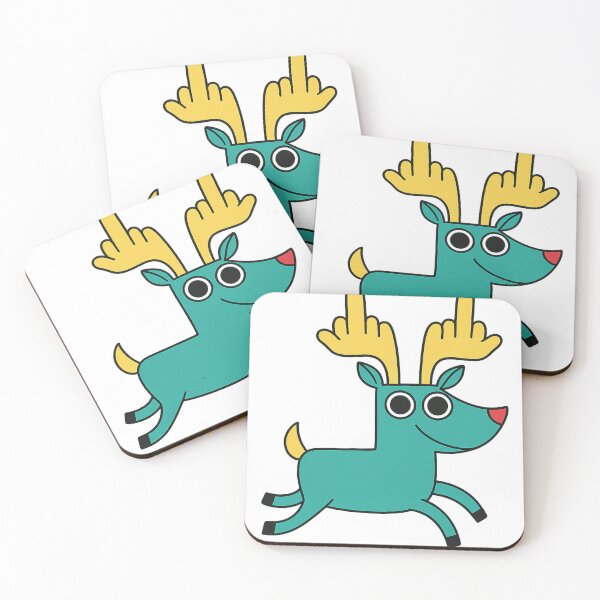 Item preview, Funny Reindeer with Middle Finger Antlers designed and sold by haitrieuic96.