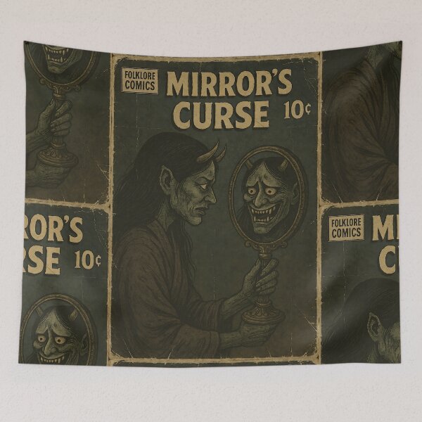 Item preview, Japanese Hannya Art: Mirror’s curse designed and sold by bapupa.
