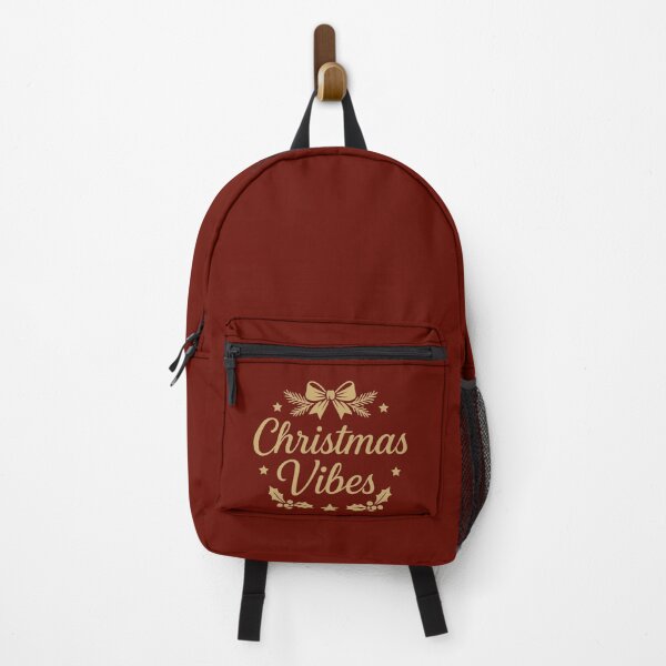 Item preview, Copy of Christmas Vibes Classy Gold Holiday Red T-Shirt designed and sold by DavidTeeStudio.