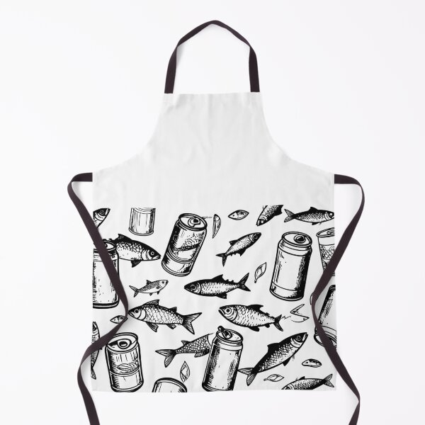 Item preview, Fish Swimming Among Ocean Trash Cans designed and sold by Artprintmaking.