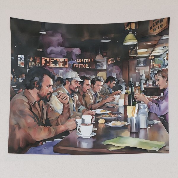 Item preview, Breakfast on the Road designed and sold by RCWatercolours.