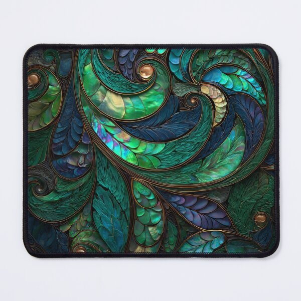 Item preview, New Zealand Māori Paua Pattern Koru Design 501 designed and sold by GrinGalore.