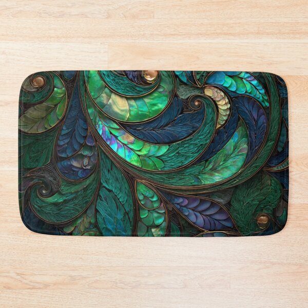 Item preview, New Zealand Māori Paua Pattern Koru Design 501 designed and sold by GrinGalore.