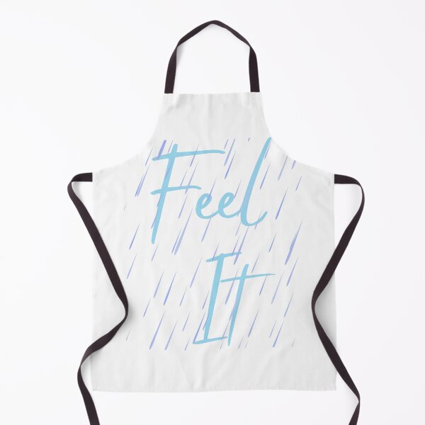 Item preview, Feel It Aesthetic Rain Design – Motivational Quote Typography Art designed and sold by Kabootri.
