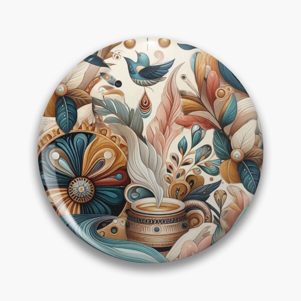 Item preview, Bohemian mix of colours, birds and decor themes designed and sold by NadineMay.