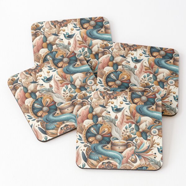 Item preview, Bohemian mix of colours, birds and decor themes designed and sold by NadineMay.