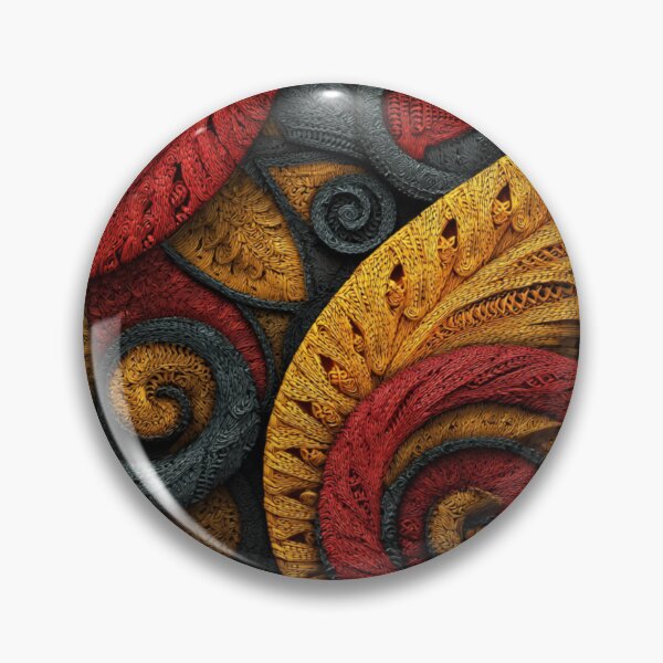 Item preview, New Zealand Māori Paua Pattern Koru Design 502 designed and sold by GrinGalore.