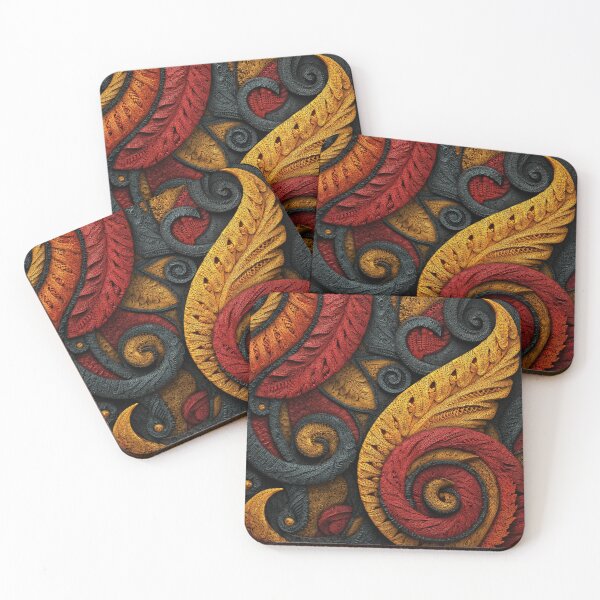 Item preview, New Zealand Māori Paua Pattern Koru Design 502 designed and sold by GrinGalore.