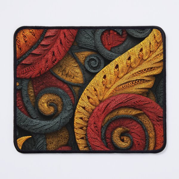 Item preview, New Zealand Māori Paua Pattern Koru Design 502 designed and sold by GrinGalore.