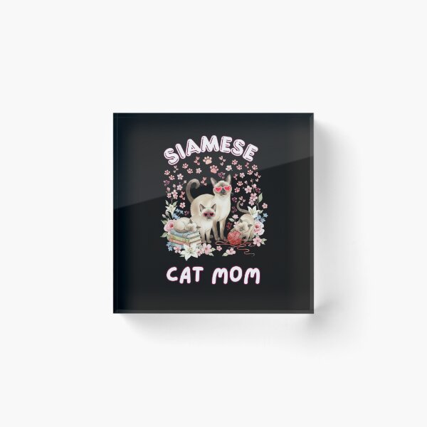 Item preview, Siamese cat mom designed and sold by Fateh-Kro ⭐⭐⭐⭐⭐.