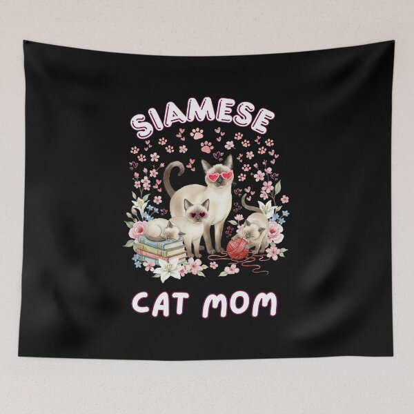 Item preview, Siamese cat mom designed and sold by Fateh-Kro ⭐⭐⭐⭐⭐.