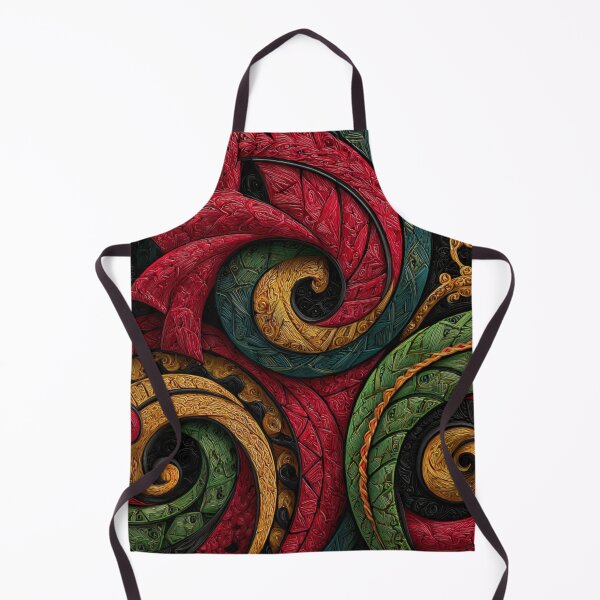Item preview, New Zealand Māori Paua Pattern Koru Design 504 designed and sold by GrinGalore.