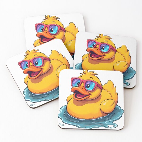Item preview, Cool Cartoon Duck with Sunglasses designed and sold by TrendingJoyPicks.