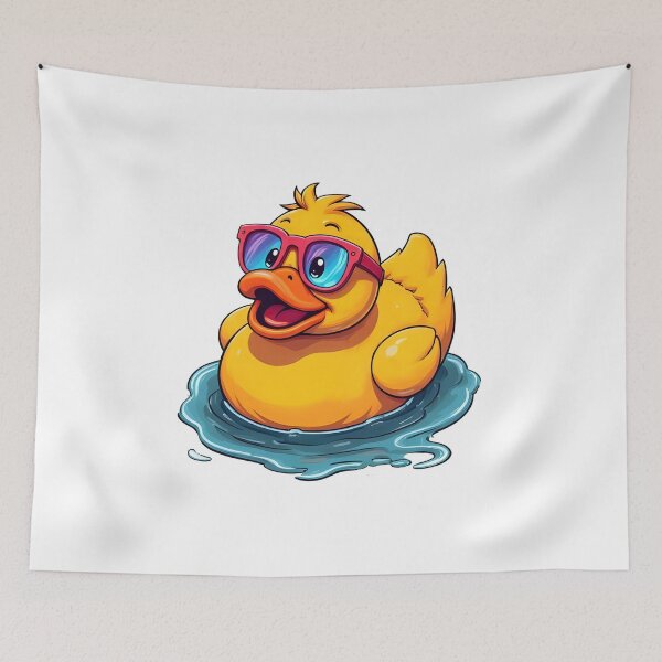 Item preview, Cool Cartoon Duck with Sunglasses designed and sold by TrendingJoyPicks.