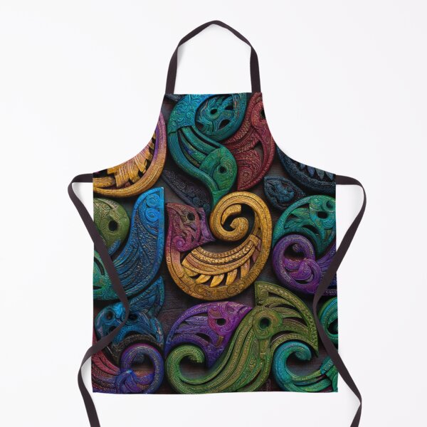 Item preview, New Zealand Māori Paua Pattern Koru Design 505 designed and sold by GrinGalore.