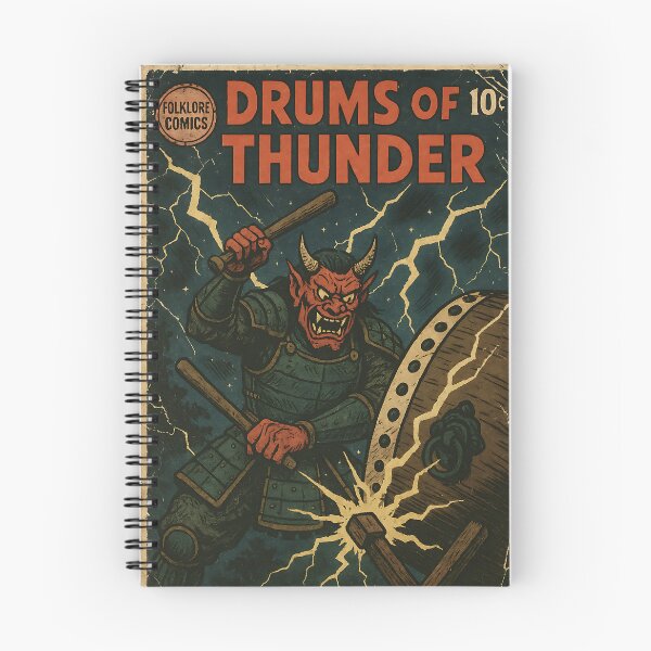 Item preview, Japanese Oni Demon Art: Drums of thunder designed and sold by bapupa.