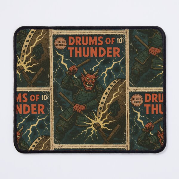 Item preview, Japanese Oni Demon Art: Drums of thunder designed and sold by bapupa.