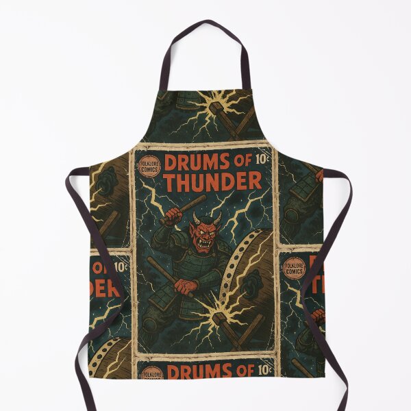 Item preview, Japanese Oni Demon Art: Drums of thunder designed and sold by bapupa.